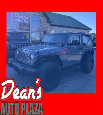 2015 Jeep Wrangler for sale at Dean's Auto Plaza in York PA