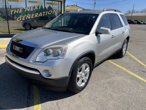 2007 GMC Acadia for sale at RPM AUTO SALES in Lansing MI
