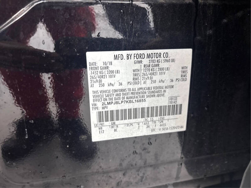 2019 Lincoln Nautilus Reserve