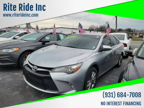 2017 Toyota Camry for sale at Rite Ride Inc 2 in Shelbyville TN