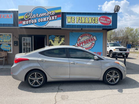 2013 Hyundai Elantra for sale at Claremore Motor Company in Claremore OK