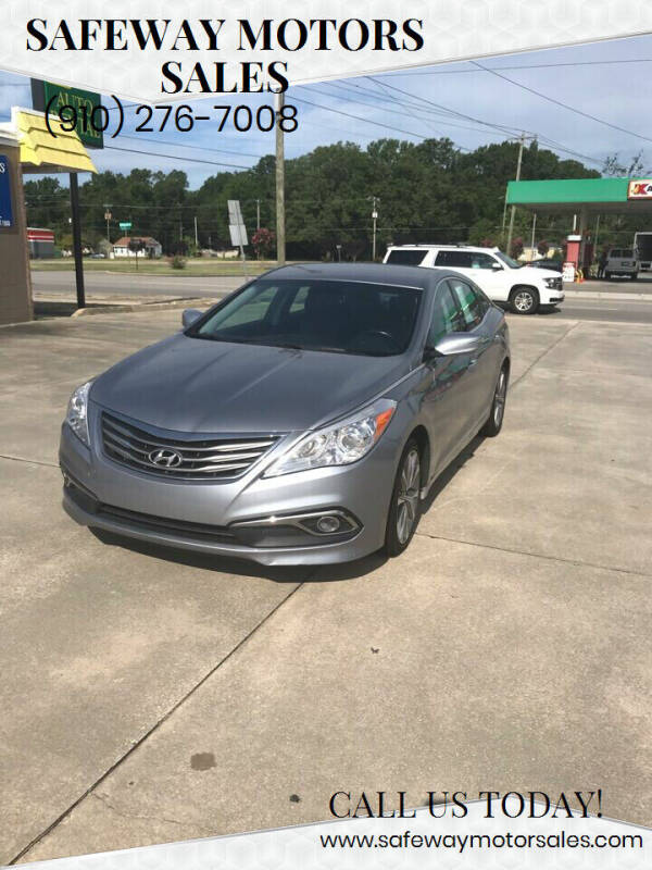 2016 Hyundai Azera for sale at Safeway Motors Sales in Laurinburg NC