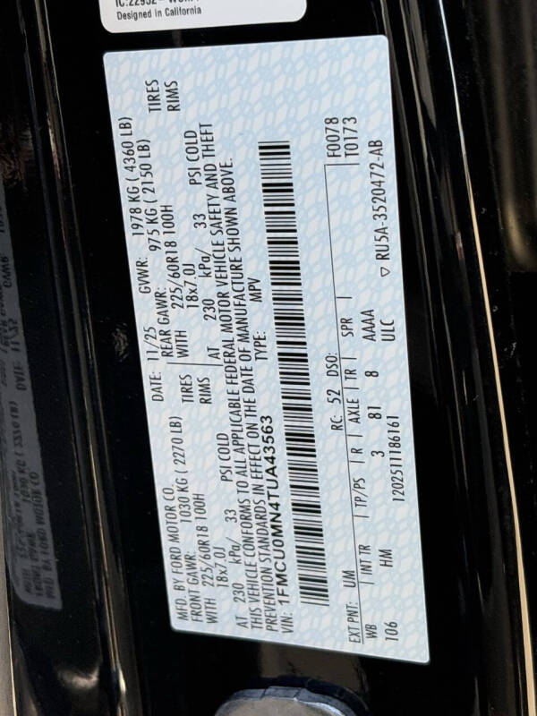 2026 Ford Escape ST-Line