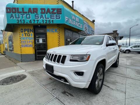 2014 Jeep Grand Cherokee for sale at Dollar Daze Auto Sales Inc in Detroit MI