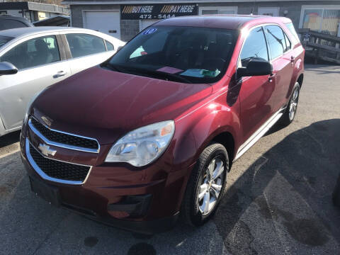 2010 Chevrolet Equinox for sale at RACEN AUTO SALES LLC in Buckhannon WV