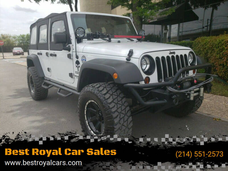 2012 Jeep Wrangler Unlimited for sale at Best Royal Car Sales in Dallas TX