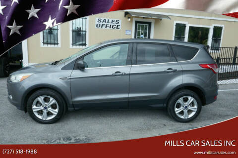 2013 Ford Escape for sale at MILLS CAR SALES INC in Clearwater FL