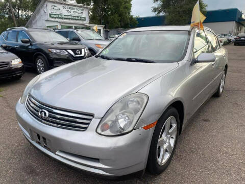 2003 Infiniti G35 for sale at GO GREEN MOTORS in Lakewood CO