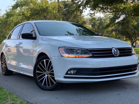 2016 Volkswagen Jetta for sale at HIGH PERFORMANCE MOTORS in Hollywood FL