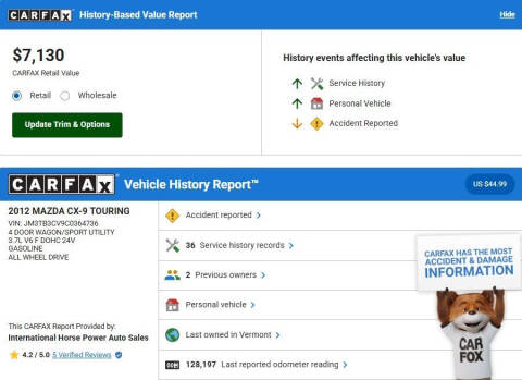 2012 Mazda CX-9 Touring