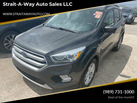 2017 Ford Escape for sale at Strait-A-Way Auto Sales LLC in Gaylord MI