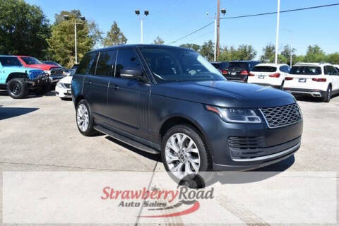 2019 Land Rover Range Rover for sale at Strawberry Road Auto Sales in Pasadena TX