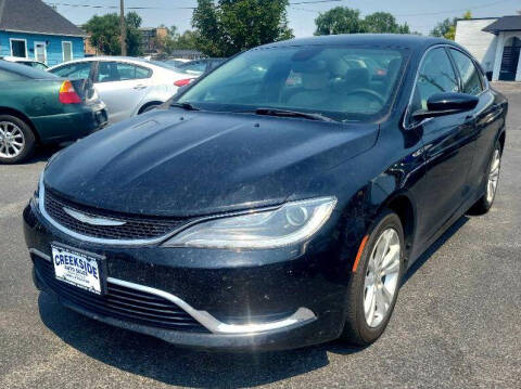 2016 Chrysler 200 for sale at Creekside Auto Sales in Pocatello ID