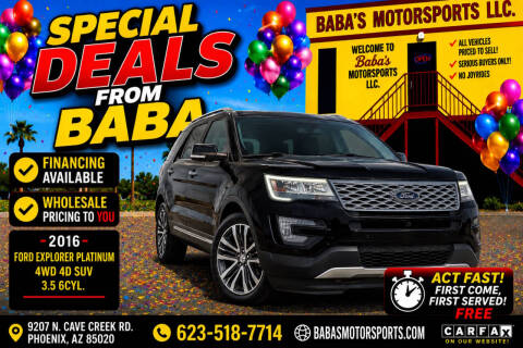 2016 Ford Explorer Platinum