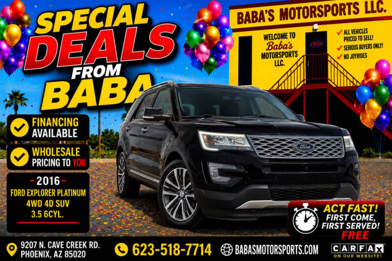 2016 Ford Explorer Platinum