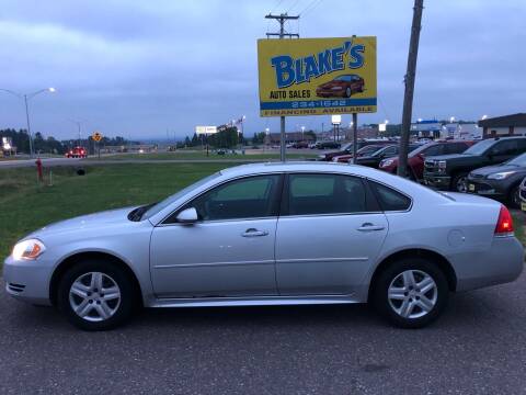 2010 Chevrolet Impala for sale at Blake's Auto Sales in Rice Lake WI