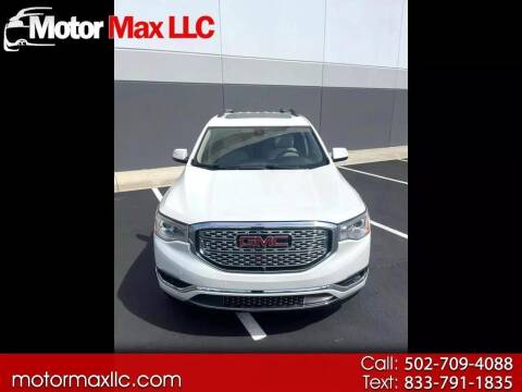 2019 GMC Acadia for sale at Motor Max Llc in Louisville KY