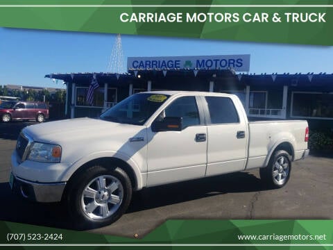 2007 Ford F-150 for sale at Carriage Motors Car & Truck in Santa Rosa CA