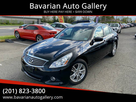 2013 Infiniti G37 Sedan for sale at Bavarian Auto Gallery in Bayonne NJ