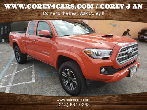 2017 Toyota Tacoma for sale at WWW.COREY4CARS.COM / COREY J AN in Los Angeles CA