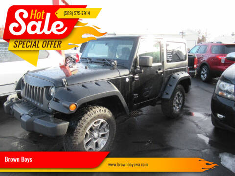 2014 Jeep Wrangler for sale at Brown Boys in Yakima WA