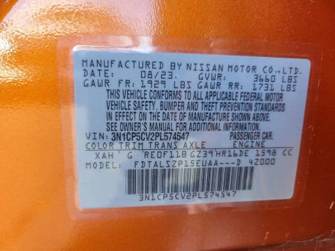 2023 Nissan Kicks SV