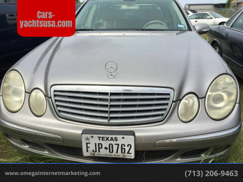 2006 Mercedes-Benz E-Class for sale at Cars-yachtsusa.com in League City TX