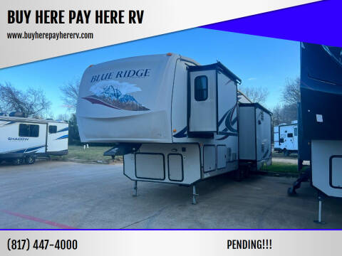 2011 Forest River Blue Ridge 3025RL for sale at BUY HERE PAY HERE RV in Burleson TX