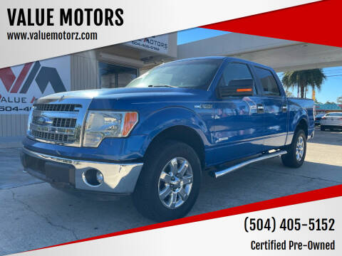 2013 Ford F-150 for sale at VALUE MOTORS in Kenner LA