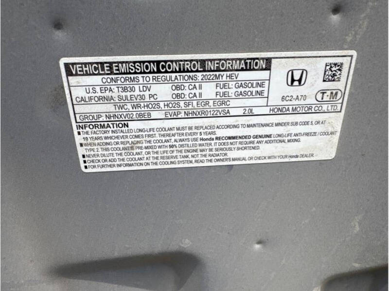 2022 Honda Accord Hybrid Sport