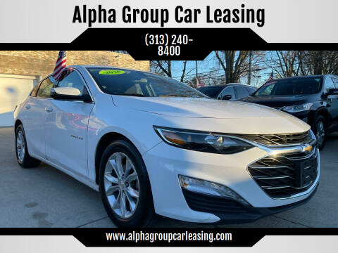 2020 Chevrolet Malibu for sale at Alpha Group Car Leasing in Redford MI