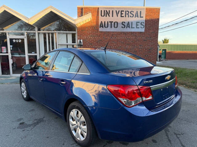 2012 Chevrolet Cruze for sale at Universal Auto Sales LLC in Burlington, NC