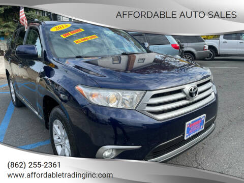 2013 Toyota Highlander for sale at Affordable Auto Sales in Irvington NJ