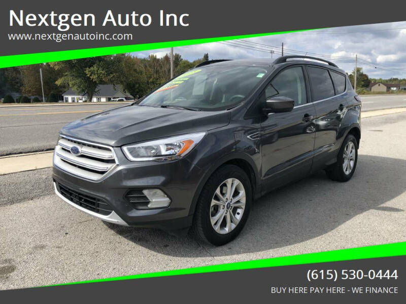 2018 Ford Escape for sale at Nextgen Auto Inc in Smithville TN