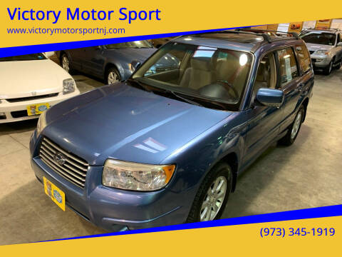 2008 Subaru Forester for sale at Victory Motor Sport in Paterson NJ