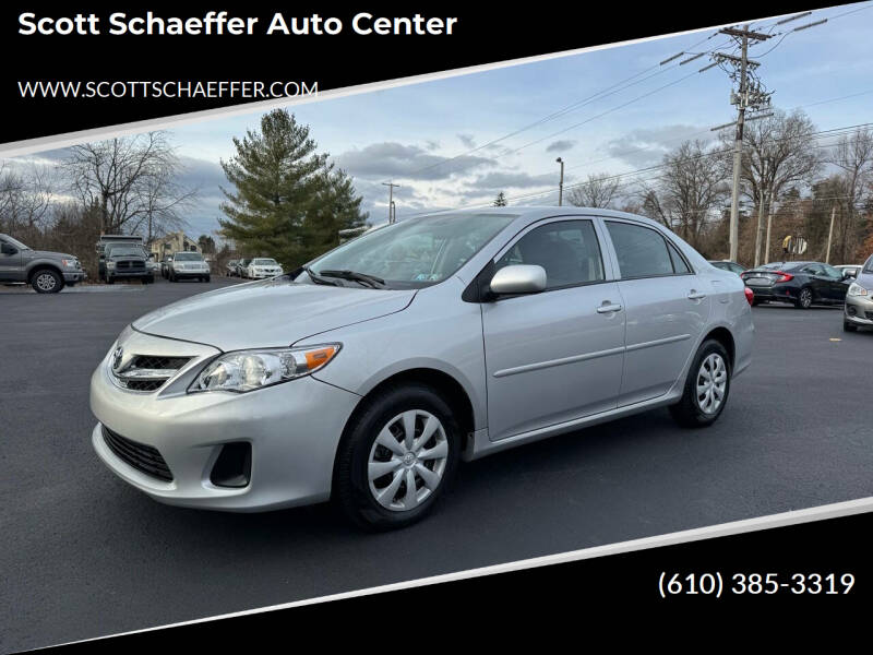 2012 Toyota Corolla for sale at Scott Schaeffer Auto Center in Birdsboro PA