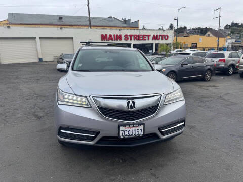 2014 Acura MDX for sale at Main Street Auto in Vallejo CA