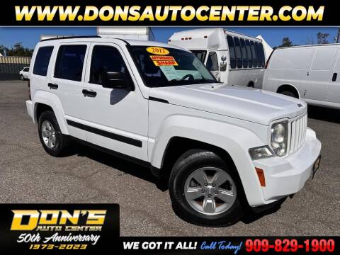 2012 Jeep Liberty for sale at Dons Auto Center in Fontana CA