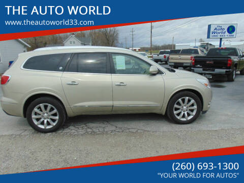 2015 Buick Enclave for sale at THE AUTO WORLD in Churubusco IN