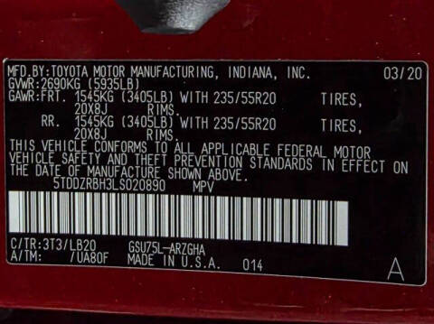 2020 Toyota Highlander Limited