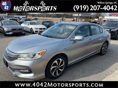 2017 Honda Accord for sale at 4042 Motorsports in Willow Spring NC