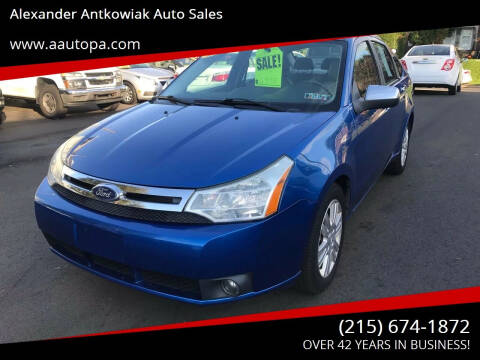 2011 Ford Focus for sale at Alexander Antkowiak Auto Sales Inc. in Hatboro PA