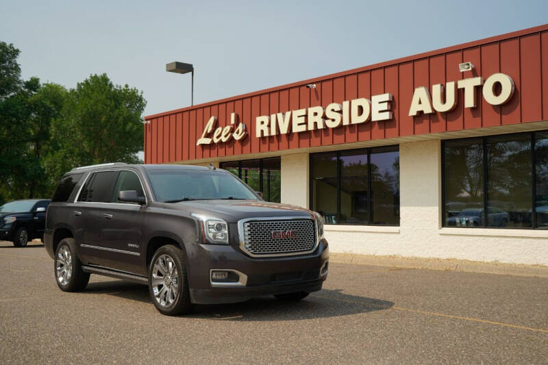 2015 GMC Yukon for sale at Lee's Riverside Auto in Elk River MN