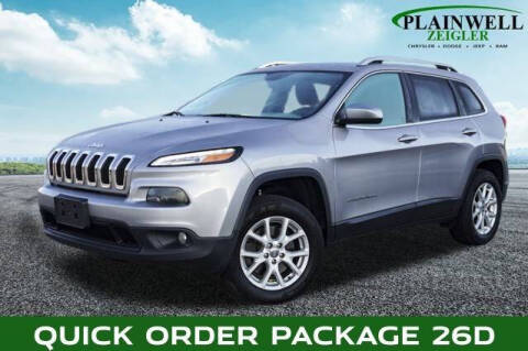 2018 Jeep Cherokee for sale at Zeigler Ford of Plainwell in Plainwell MI