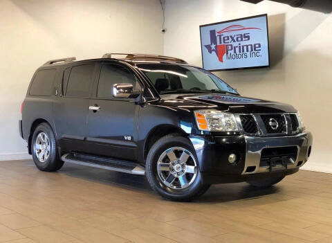 2007 Nissan Armada for sale at Texas Prime Motors in Houston TX