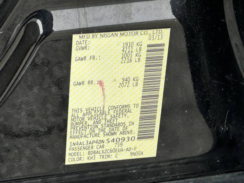 2013 Nissan Altima 2.5 SL