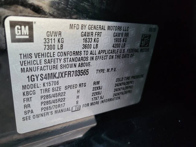 2015 Cadillac Escalade Luxury