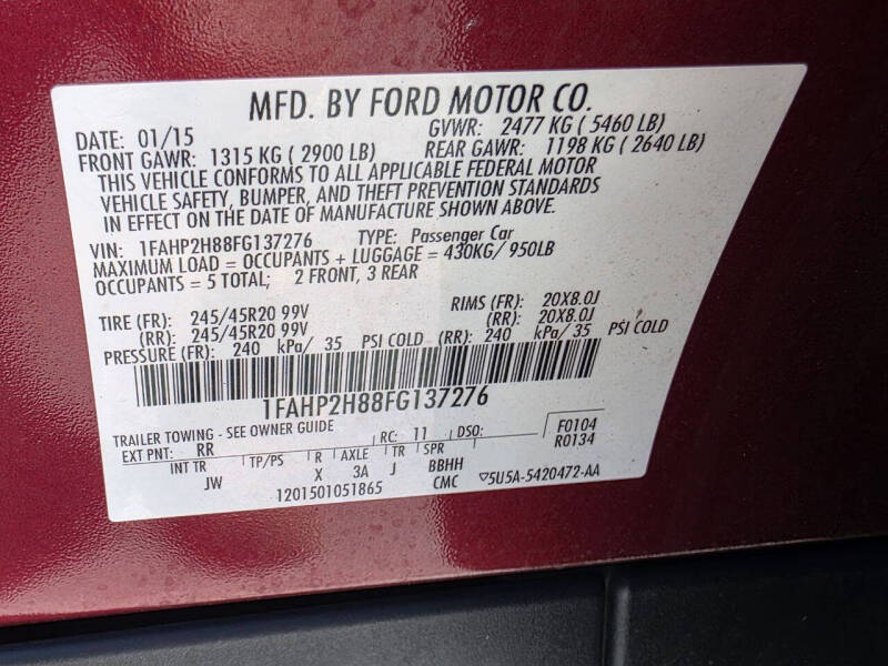 2015 Ford Taurus SEL
