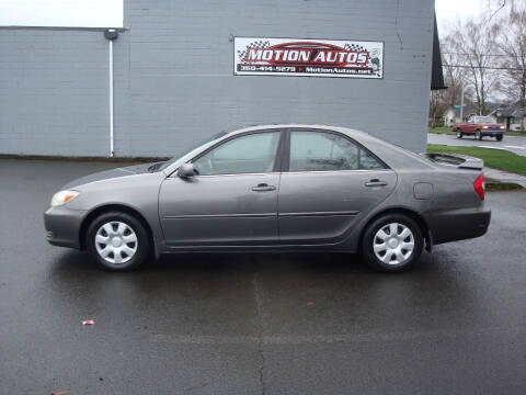 2002 Toyota Camry for sale at Motion Autos in Longview WA