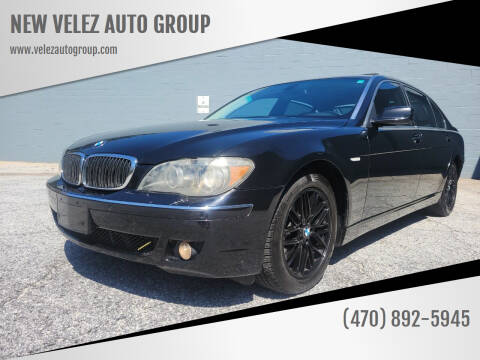 2008 BMW 7 Series for sale at NEW VELEZ AUTO GROUP in Gainesville GA